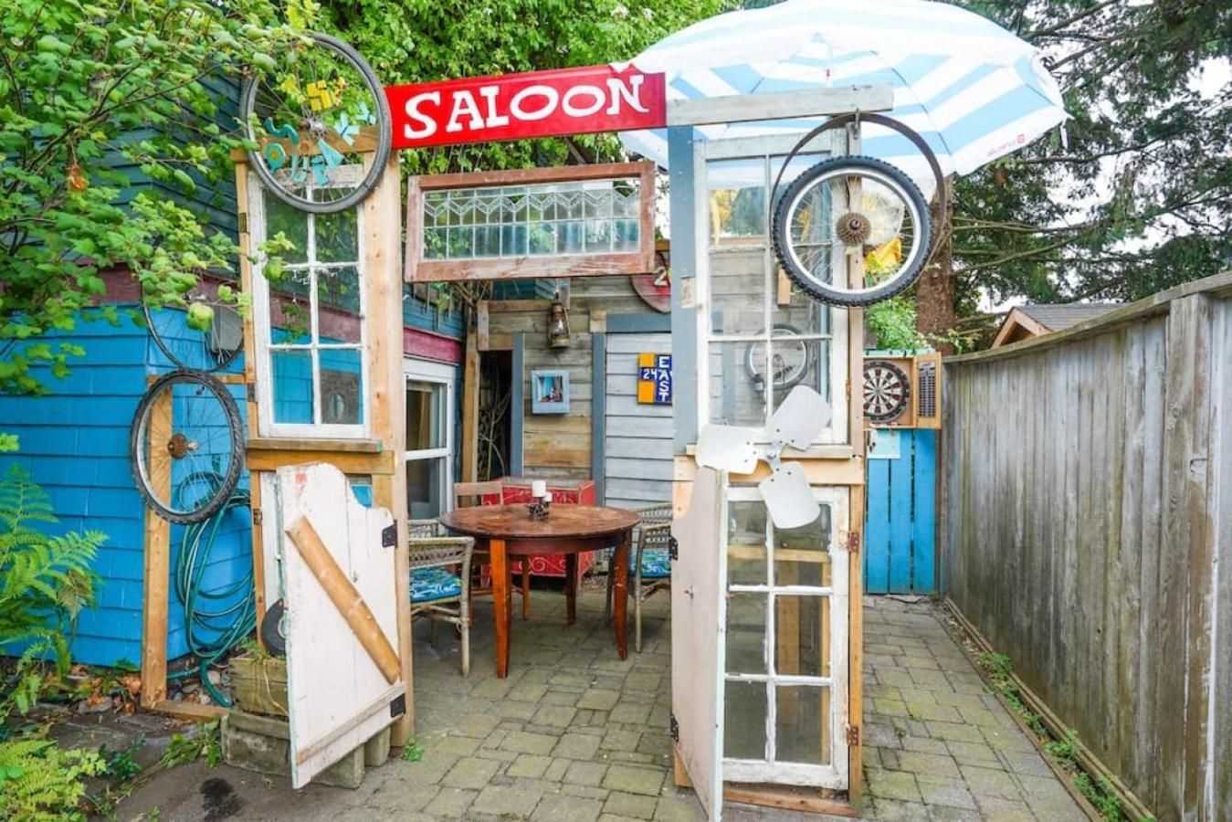 Artsy Private Guest Suite With Outdoor Saloon Vancouver Exterior foto